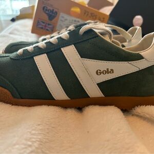 Gola Elan sneakers, Green/White, Women’s 7.5 / 8